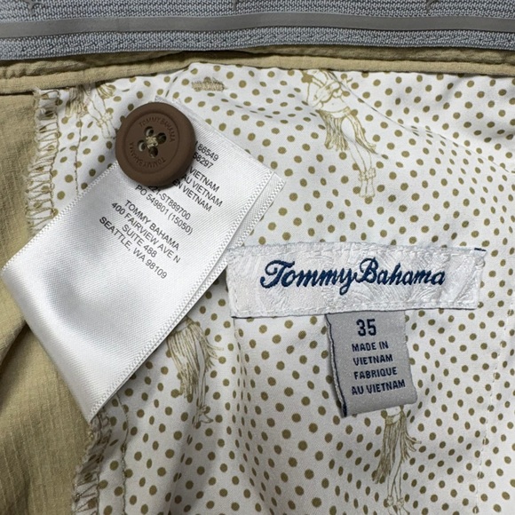 Tommy Bahama Chip Shot Island Zone 10” Short sz 35 Khaki - Picture 7 of 7